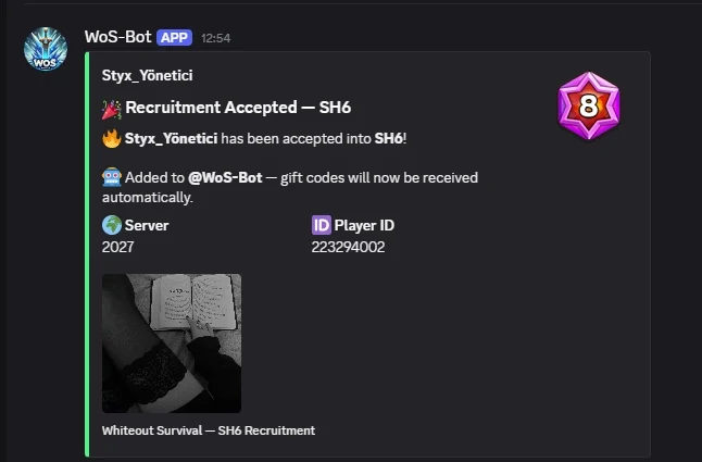 WoS-Bot Discord – Détection automatique des changements de niveau de fournaise