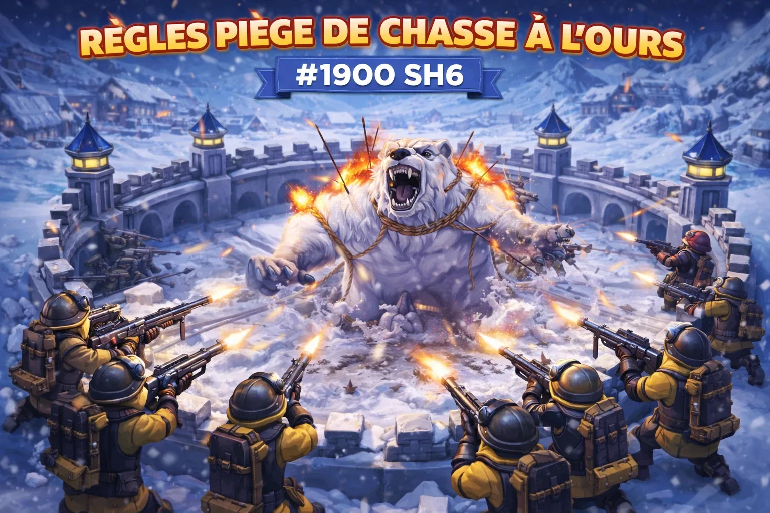 Piège de chasse (Bear Trap) – Organisation SH6 #1900