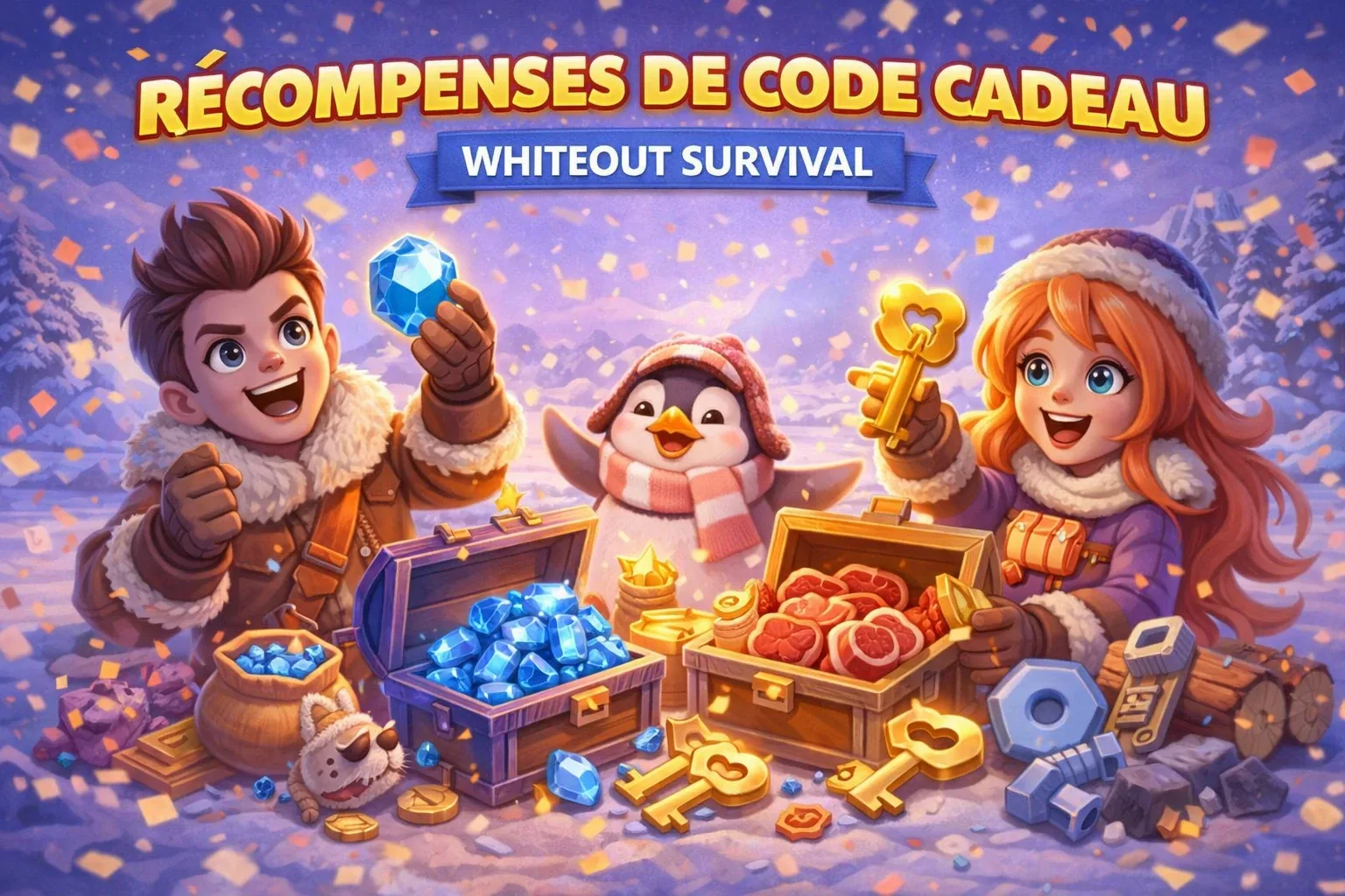 Codes cadeaux - Giftcodes actifs